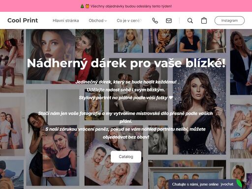 personalizované portréty na plátně podle vaší fotografie.
objednejte si unikátní portrét na míru jako dárek nebo pro sebe. snadné online objednání, záruka spokojenosti a možnost vrácení peněz. objevte perfektní dárek a umělecký kousek pro váš domov!