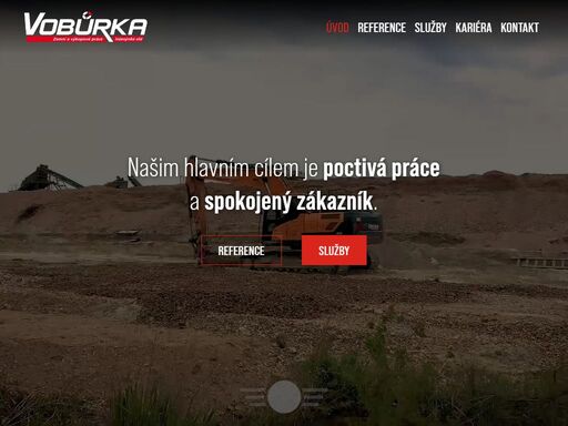 naší hlavní činností je výstavba inženýrských sítí, vodovody, kanalizace, pokládka kabelů nn a developerské projekty.