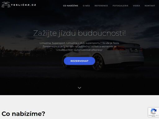 limuzína. supersport. limuzína s duší supersportu? to vše je tesla. zarezervujte si svůj termín na jedinečný zážitek a seznamte se s budoucností automobilové přepravy!