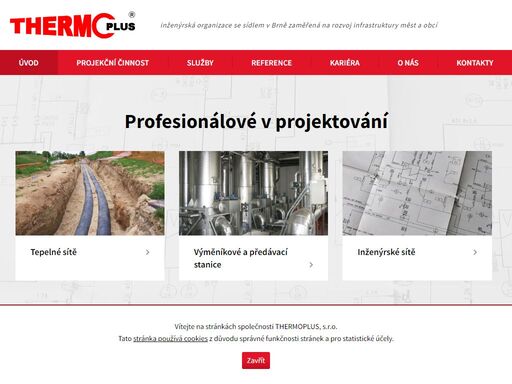 thermoplus, s.r.o. | projektování a realizace tepelných sítí, výměníkových a předávacích stanic