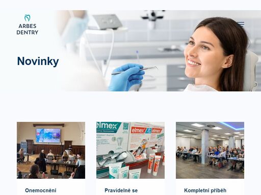 arbesdentry je moderní zubní ordinace na praze 5 nabízející komplexní péči. špičková kvalita prováděných úkonů, zkušení zubaři, bezbolestné ošetření.
