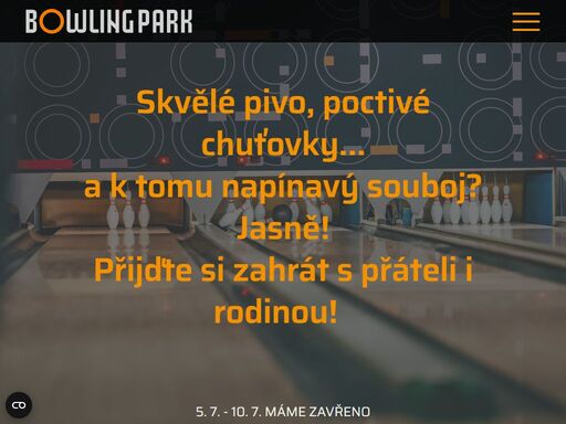 bowling park v ostravě. skvělé pivo, poctivé chuťovky, 6 bowlingových drah