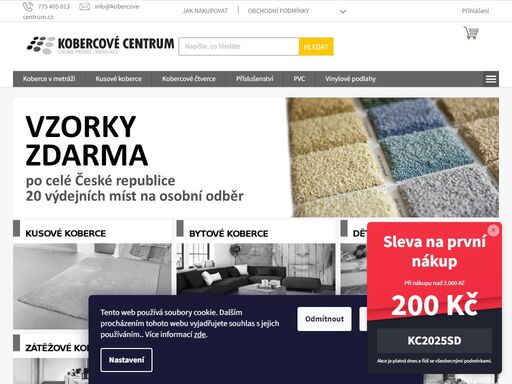 prodej a instalace koberců, pvc a vinylových podlah. největší výběr a nízké ceny. mejvětší výběr koberců v brně.