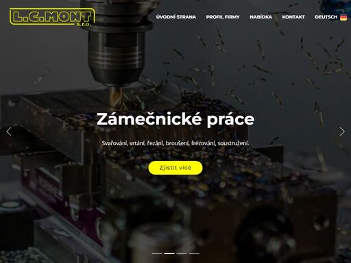 servis a opravy strojních a technologických zařízení pro dřevozpracující průmysl, zámečnické práce, ocelové konstrukce, zakázková kovovýroba.