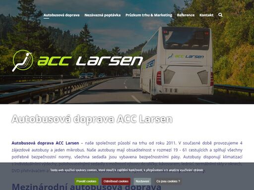autobusová doprava, autobusová doprava praha, pronájem autobusu, doprava pro školy mezinárodní a vnitrostátní autobusová doprava acc larsen s.r.o praha.. garantujeme nadstandardní přístup za přijatelné ceny.