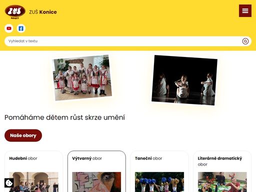 základní umělecká škola konice připravuje své žáky v oboru hudebním, tanečním a výtvarném.