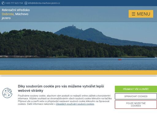 ubytování máchovo jezero, chatky máchovo jezero, dovolená máchovo jezero