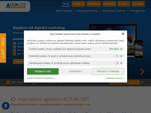 akční slevy pro nové klienty! zvýšíme vám prodejní výsledky a zlepšíme povědomí o vaší značce. jsme zkušená digitální agentura poskytující fullservis v celé čr.
