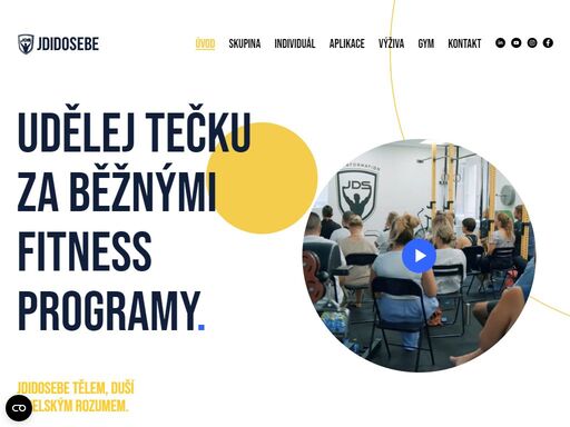 udělej tečku za běžnými fitness programy. jdidosebe tělem, duší a selským rozumem.