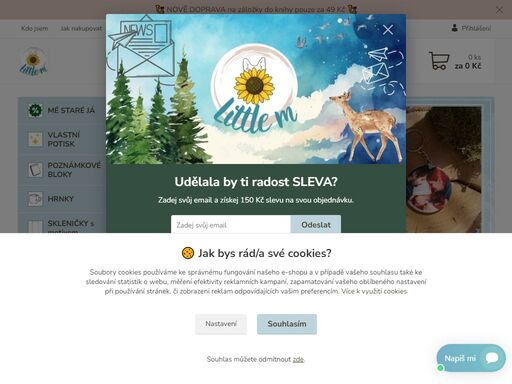 ručně tvořené produkty plné barev a osobitosti - od poznámkových bloků, po skleničky s potiskem, klíčenky na přání a mnoho dalšího. drobná radost pro velký den - protože každý detail se počítá.