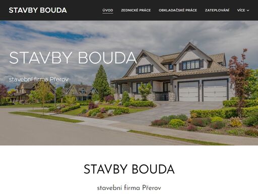 stavby bouda - stavební firma přerov