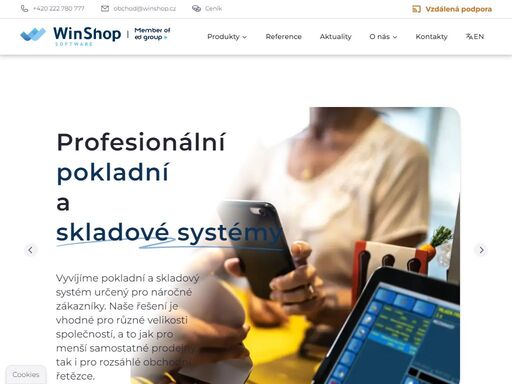 pokladny a pokladní systémy winshop ? nejprodávanější pokladní systém v čr ? dotykové pokladny pro obchody a restaurace ? více než 5000 instalací po celé čr.