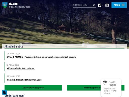 obec úvalno leží v nadmořské výšce 300 až 400 m, šest kilometrů od krnova. prohlédněte si aktuální informace z naší obce.