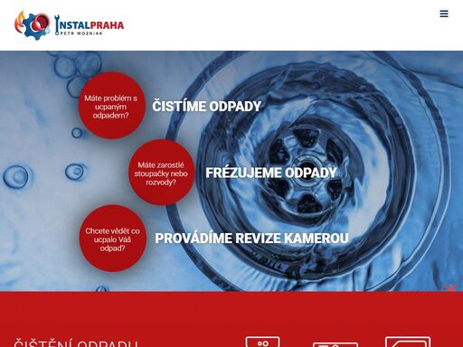 instalatér praha - čištění odpadu v domácnosti, restauraci a jiném objektu. frézování stoupaček, rozvodů a jiných zarostlích odpadů. revize kamerou.