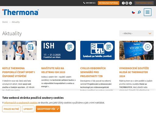 thermona - vyrábíme plynové závěsné kotle, plynové kondenzační kotle a elektrokotle therm pro topení i ohřev teplé vody. dodáváme regulace systémů, zásobníky tv a odtahy spalin.
