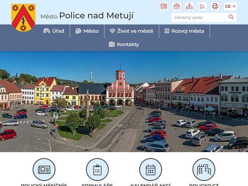 oficiální stránky města police nad metují