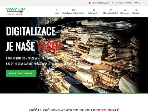 way up s.r.o. | digitalizace dokumentů