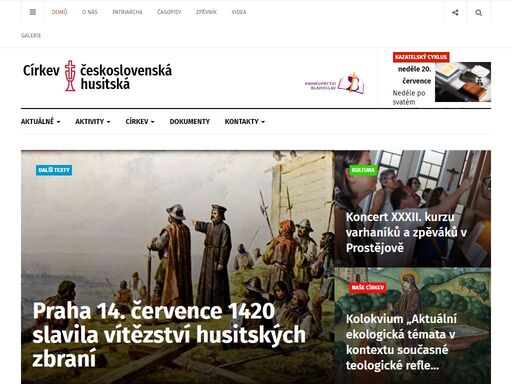 třetí největší křesťanská církev v české republice, oficiální stránky ústřední rady v praze
