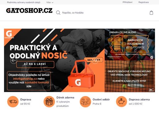 homepage. nakupuj jako profík


na našem e-shopu najdeš legendární produkty od gatorade – nejprodávanější značky sportovních nápojů na světě.
máš na výběr dvě příchutě práškového gatorade, ze kterých si snadno namícháš svůj vlastní ionťák. hodí se jak před, tak během sportu. před tréninkem ti nakopne výkon, během…