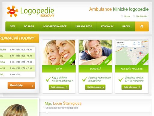 logopedie rokycany - ambluance klinické logopedie