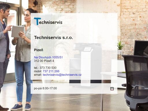 techniservis s.r.o. servis, prodej a pronájem tiskových strojů a kompletní správy tiskového prostředí na míru. prodej správa a servis informačních systémů