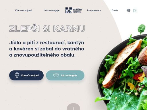 jídlo a pití z restaurací, kantýn a kaváren si zabal do vratného a znovupoužitelného obalu. jsme první český systém vratných obalů na jídlo.