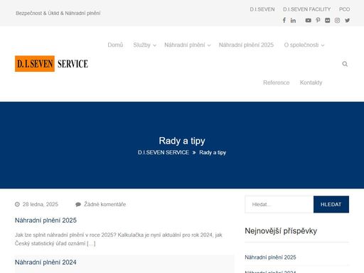 bezpečnostní agentura d.i.seven service - profesionální bezpečnostní a úklidové služby s možností náhradního plnění, zabezpečení sportovních, společenských a kulturních akcí.
