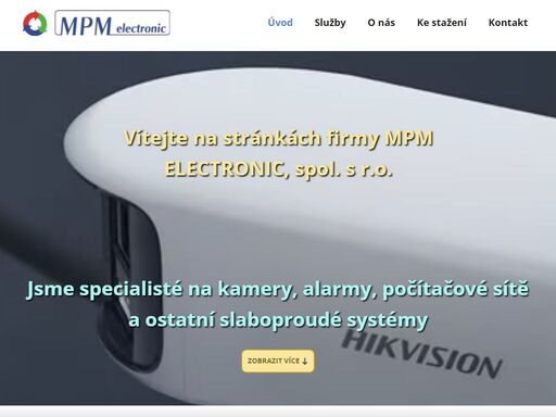 mpm electronic, spol. s r.o. oficiální stránky