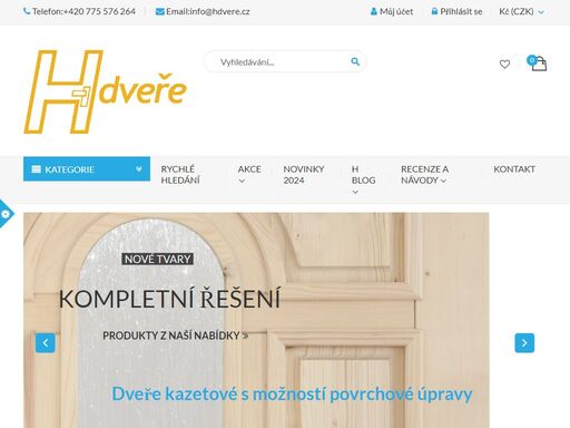 h dveře s.r.o. výrobce a prodejce dveří z masivu, palubek, rámů, obložek, oken, posuvných dveří, hranolů,