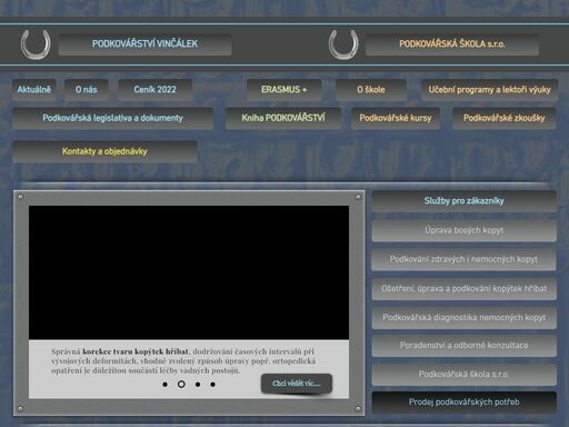 podkovářství vinčálek reprezentuje zdravé fyziologické podkování a úpravu kopyt. www.podkovarstvi.com