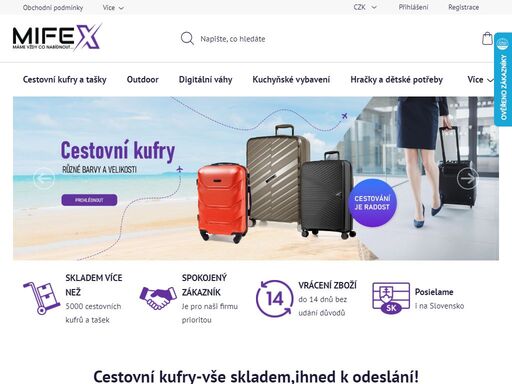 cestovní kufry a tašky,hračky,digitální váhy  | mifex.cz. vítejte na mifex.cz!
jste na správném místě, pokud hledáte top produkty za bezkonkurenční ceny. jako přímý dovozce většiny našich produktů můžeme nabídnout minimální možné ceny a široký sortiment zboží.
 

objevte naše hlavní kategorie:

1.…