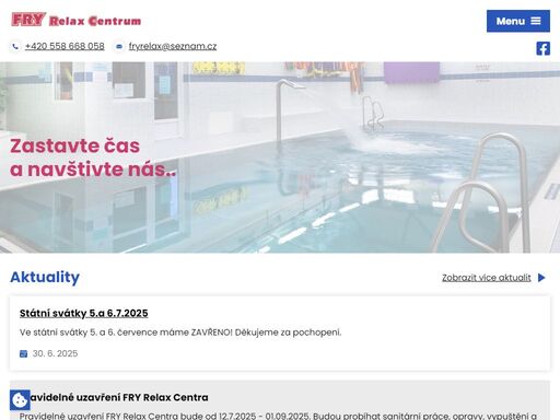 již od roku 2005 poskytuje naše fry relax centrum široké spektrum služeb