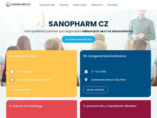 zajištujeme pořádání odborných seminářů, sympozií, konferencí a kongresů predevším v oblasti zdravotnictví již od roku 1997.