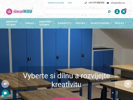 jsme vaším dodavatelem vybavení pro školy. specializujeme se na komplexní vybavení kmenových učeben, odborných učeben, kabinetů, jídelen a šaten.

