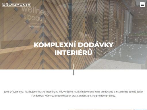 jsme dřevomonta. realizujeme interiéry na klíč, vyrábíme nábytek na míru, prodáváme a instalujeme odolné desky fundermax.