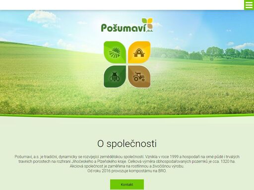 společnost pošumaví a. s. je standardní zemědělskou společností zaměřenou na živočišnou a rostlinnou výrobu.