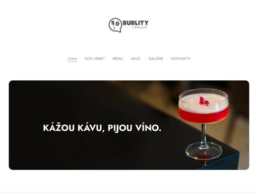 bublity je spritz bar a kavárna v třinci, kde si dáte něco dobrého v jakoukoli denní dobu. zastavte se na kávu, drink nebo večerní sklenku s přáteli.