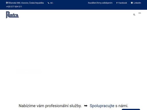 nástrojárna a lisovna rostra s.r.o. byla založena v roce 2000 a navázala na dlouholetou tradici přesné strojírenské výroby ve zlínském regionu