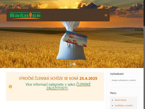 zemědělské družstvo bašnice u hořic. pěstitelství českých jablek, máku obilí. chov dobytka. družstvo je držitelem označení regionální produkt 