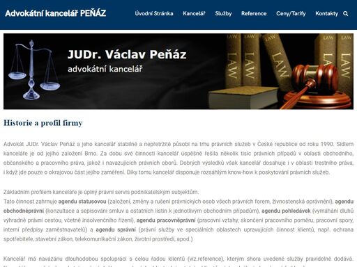 judr. václav peňáz, advokátní kancelář brno