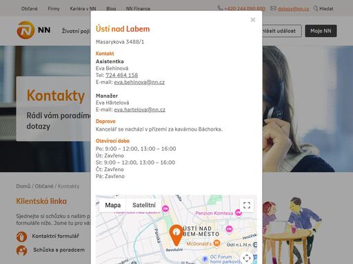 pobočka masarykova 3488/1, ústí nad labem. na našich obchodních místech jsme i nadále připraveni řešit požadavky klientů.