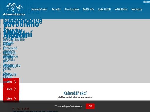organizujeme instruktorské a carvingové kurzy, dětskou víkendovou školu lyžování pro děti z prahy, týdenní lyžařskou školu v alpách. pořádáme testování lyží lusti po celé čr a zabýváme se jejich prodejem spolu s dalším lyžařským vybavením přes eshop.