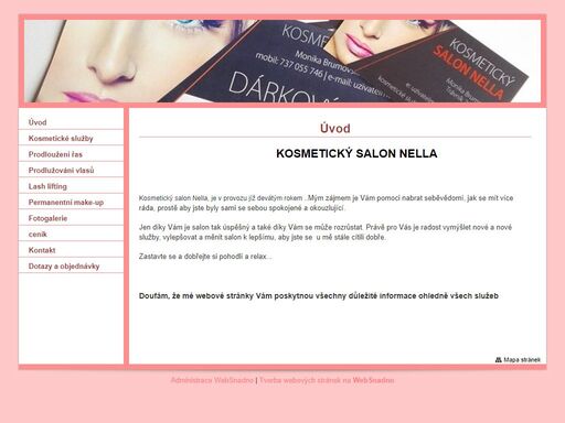 kosmetický salon nella