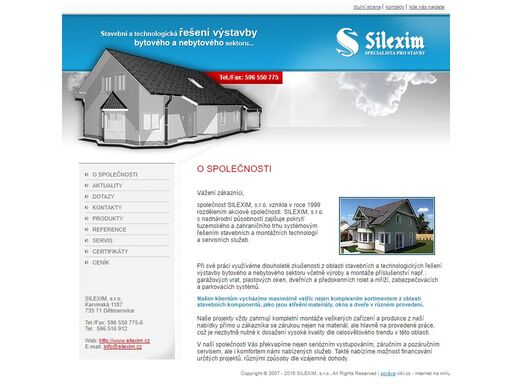 silexim, s.r.o. - plastová a euro okna, vchodové dveře, garážová vrata, okenní rolety a žaluzie, ploty a brány, automatické pohony na brány a vrata, zateplování budov, střešní hydroizolace, stavební rekonstrukce a novostavby, stavební a technologické řešení výstavby bytového a nebytového sektoru, výroba a montáž příslušenství, garážová vrata, plastová okna, rolety a mříže, zabezpečovací a parkovací systémy, stření materiály, okna a dveře, zahradní bazény