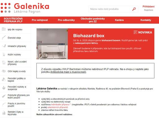 www.lekarnagalenika.cz