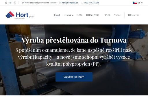inovativní plastové materiály pro průmysl i každodenní použití.
