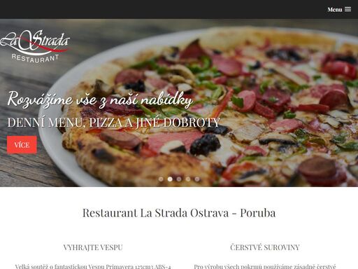 italská restaurace la strada ostrava - poruba nabízí denní menu, wifi zdarma, firemní akce, oslavy. k dispozici je letní terasa, dětské hřiště.