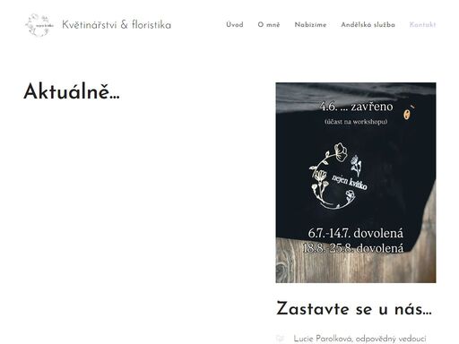 lucie parolková, odpovědný vedoucí