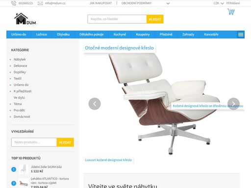 vítejte ve světe nábytku. zamilovali jste se do vybavování domácnosti? náš eshop je tu přesně pro takové nadšence, kteří ocení širokou nabídku českého nebo zahraničního nábytku. pro vaši plnou spokojenost máte možnost využít služeb profesionální montáže a manipulace zakoupeného zboží. jestliže dáváte přednost…