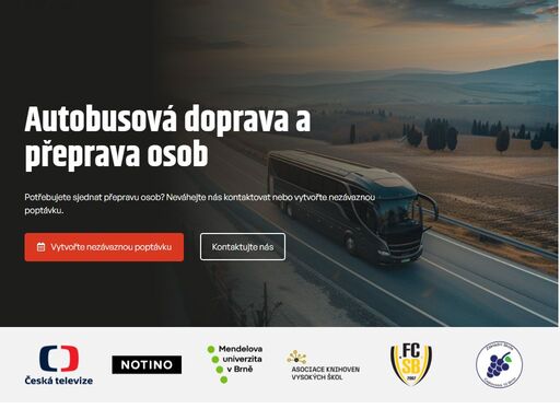 potřebujete sjednat přepravu osob? neváhejte nás kontaktovat nebo vytvořte nezávaznou objednávku.